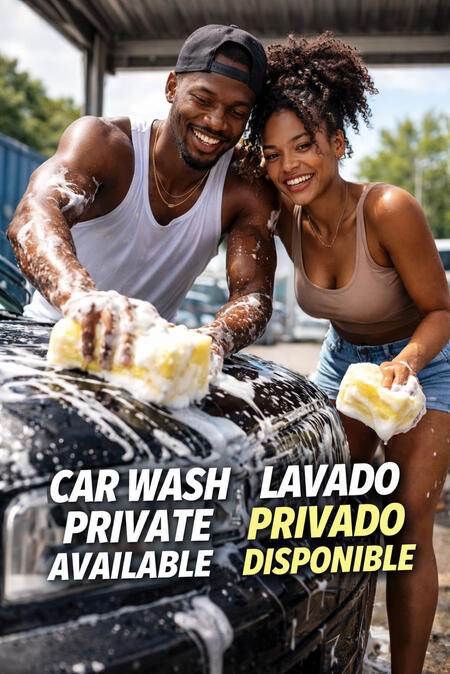 CAR WASH LAVADO PRIVATE PRIVADO AVAILABLE